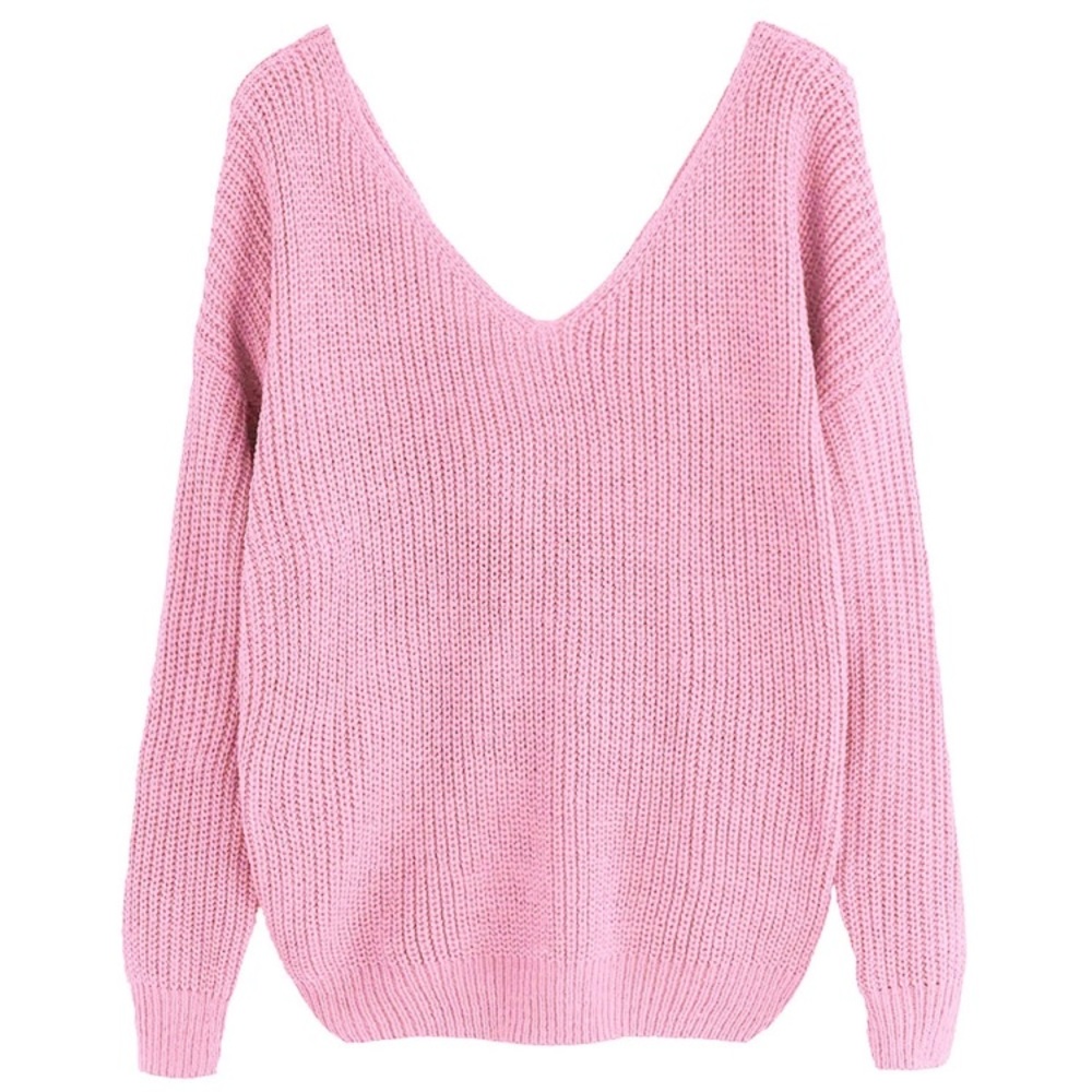 Pink Pearl Studded Sweater - Picture 4 of 4